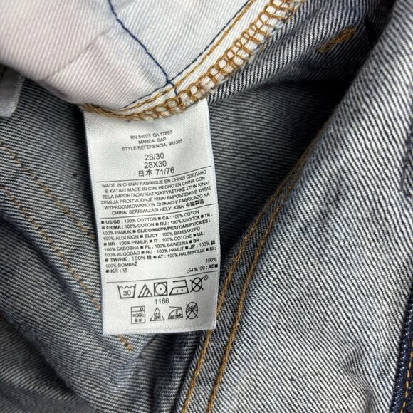 Gap Standard Taper 1969 Jeans Dark Wash Men’s Size 28 X 30 - Picture 7 of 12